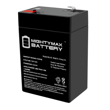 MIGHTY MAX BATTERY ML4-645104078